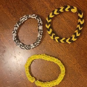 3 Rubberband Bracelets